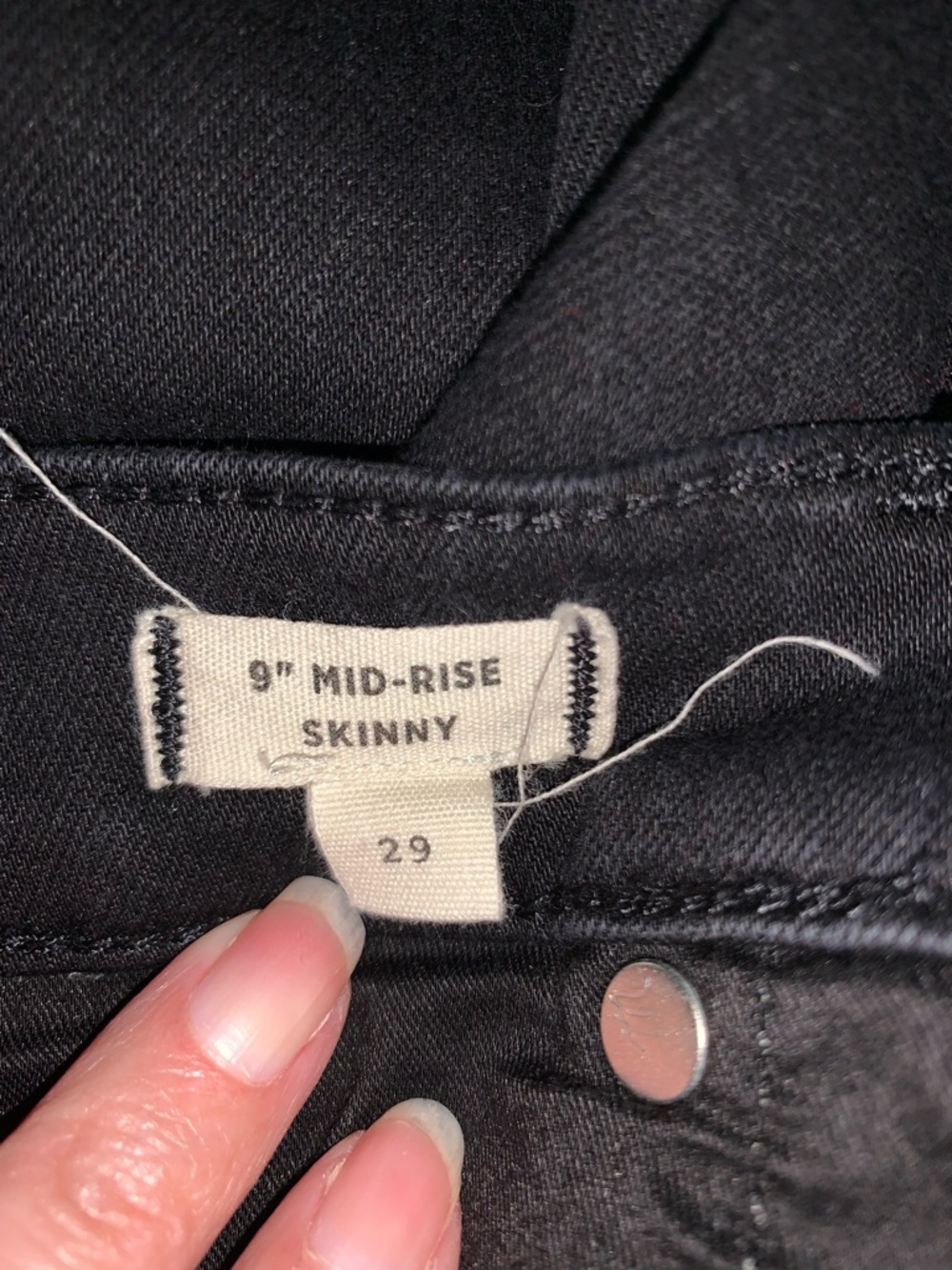 Madewell Black Skinny Jeans - Picture 5 of 9